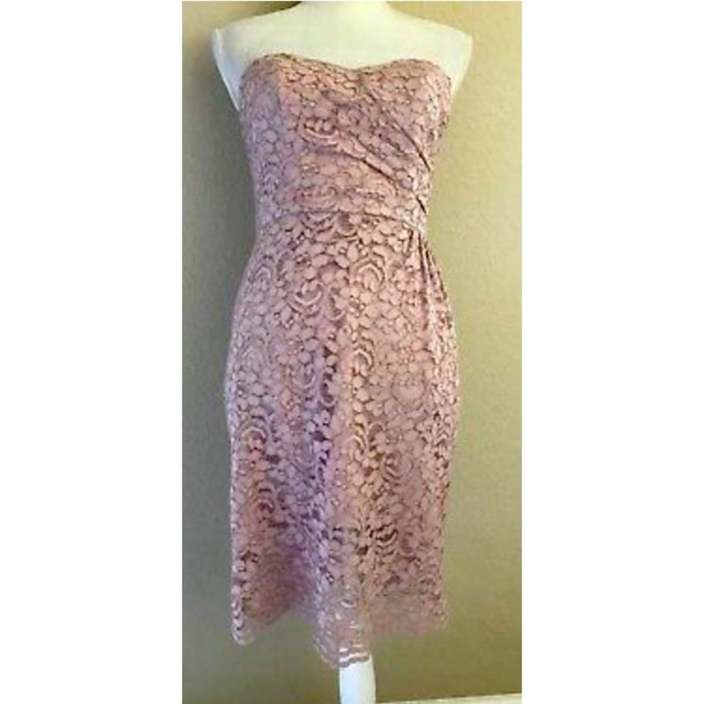 David’s Bridal all over lace dress
